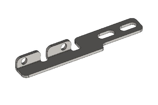 SUPPORT BRACKET FOR LOW EXHAUST DD2 Z.B.
